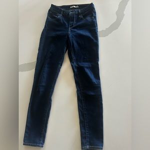Levis 721 high rise skinny jeans